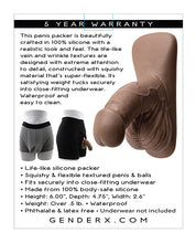 Load image into Gallery viewer, Gender X 4" Silicone Packer
