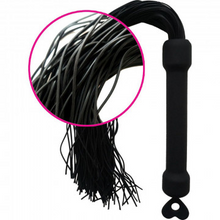 Load image into Gallery viewer, Whip It! Black Tassel Whip
