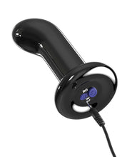 Load image into Gallery viewer, Icicles No. 84 Hand Blown Glass Vibrating Butt Plug with Remote
